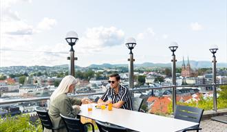 par på Brekkeparken kafe