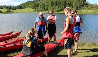 Kayaking with Tine Raisbæk in Vestfold and Telemark