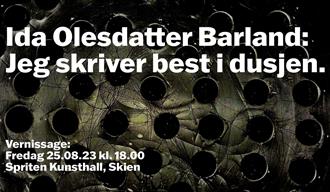 Plakat for utstilling på Spriten Kunsthall