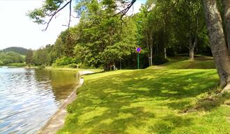 Gåsodden bathing place in Skien