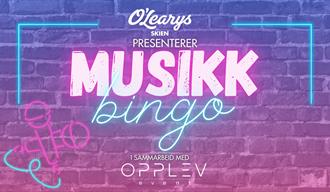 plakat til "Musikk bingo"