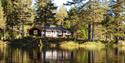 Buvanns cabin seen from the water