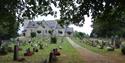 the cemetery of Gjerpen church in Skien