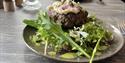 Karbonadesmørbrød på Handelslaget cafe i Vrådal