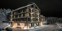 Gausta Sportell winter evening