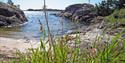 Ivarsand, a beautiful beach along the coastal trail