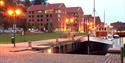 Hotel by the quay in Skien, where the beatiful Telemark Canal begins.