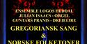 Plakat til konserten