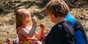 picnic break during the trip on an adventure trail in Drangedal