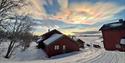 Møsstrond Turisthytte om vinteren