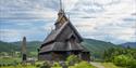 Stavkirke. Stave church. Eidsborg stavkyrkje, Vest-Telemark museum.