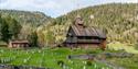 Stavkirke. Stave church. Eidsborg stavkyrkje, Vest-Telemark museum.