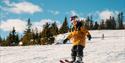 boy at Lifjell ski centre