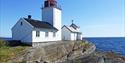 langøytangen lighthouse on the island Langøya in Langesund