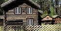 Old houses at the museum, Kviteseid Local History Museum.