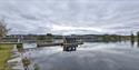 the sauna boat "Frank" on Kløsterøya west in Skien