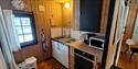 kitchen in the cabin of Telemark Camping & Motel