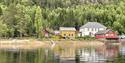 the cabins at Fyrismoen - Kilegrend seen from Fyresvatn