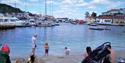 Close to Kragerø's guest harbor you´ll find a nice sandy beach, suitable for the whole family.