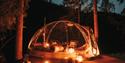 evening mood igloo from Hvilepust