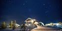 cabins at Vrådal booking in a winter night