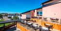 Terrasse på Thon Hotel Høyers