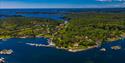 drone image of the island Skåtøy