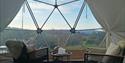 view from arctic dome at Svenseid Alpakka