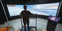 skisimulator hos Norsk Skieventyr i Morgedal