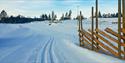 mot mål og passering på Grønkjær Skisenter i Notodden