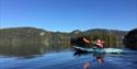 boy on a paddling trip