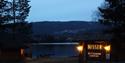 Nisser Cabin Area and Camping Evening