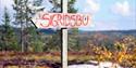 signs for Sigridsbu on the Blefjell hiking trail