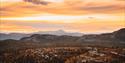 utsikt over fjellene
