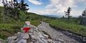 hiking trail on Blefjell