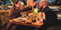couple eating at Follow restaurant in Porsgrunn
