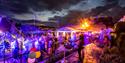 party in the outdoor area for starters at Becks Brasserie and Bar Osebro in Porsgrunn