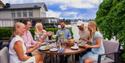 group of friends enjoying themselves at Becks Brasserie and Bar Osebro