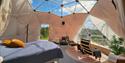 interior at the Arctic Dome at Telemark Husky in Rauland