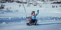 children on a toboggan at Vierli ski centre