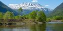 Gaustatoppen sett fra Miland