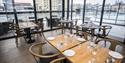 flott utsikt fra restaurant Becks Brasserie i Skien