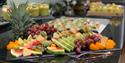 plate with different fruits at Brasseriet Madame Blom at Thon Hotel Høyers