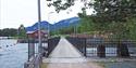 Lock in Vrådal with mount Roholtfjell in the background