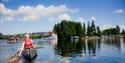 Canoeing on the Telemark Canal at First Camp Lunde - Telemark