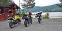 on a motorcycle trip in Vrådal, Telemark
