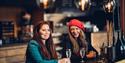 two girls at Ælvespeilet Mat & Vinbar in Porsgrunn