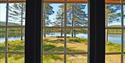 view through cottage window