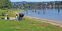 people swimming at Bakkestranda in Skien