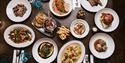 different dishes at Follow restaurant in Porsgrunn
